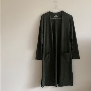 Torrid olive super soft pocket cardigan